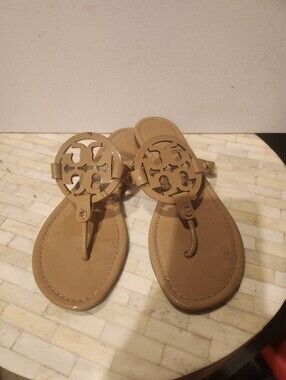 Tory Burch Miller patent leather sandals size 9
